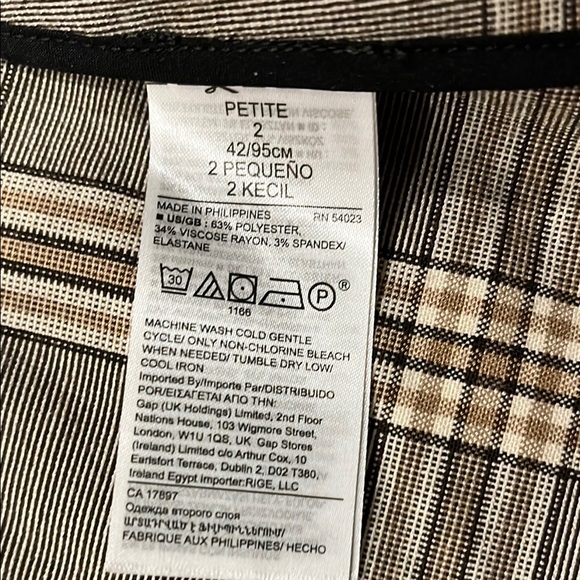 NWT Banana Republic Plaid Skirt - Picture 4 of 8